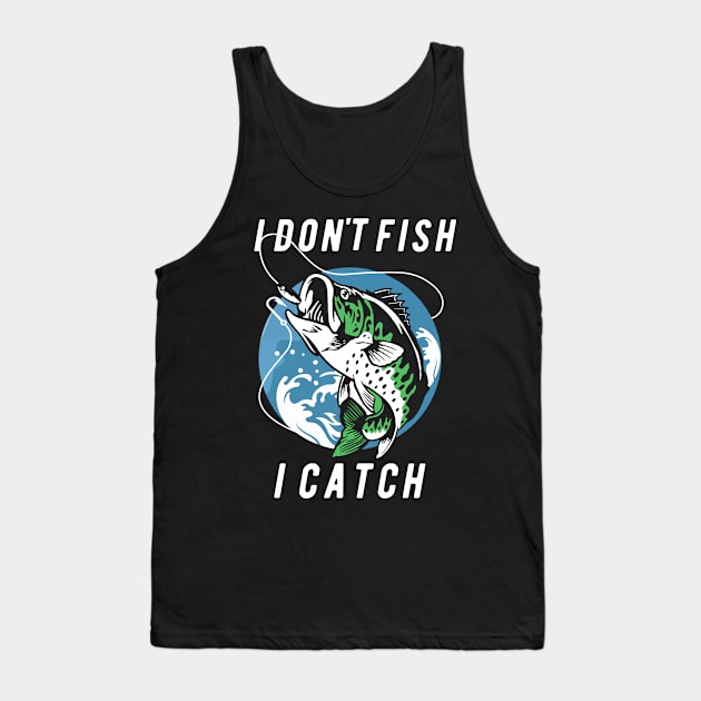 funny fishing Tank Top by first12